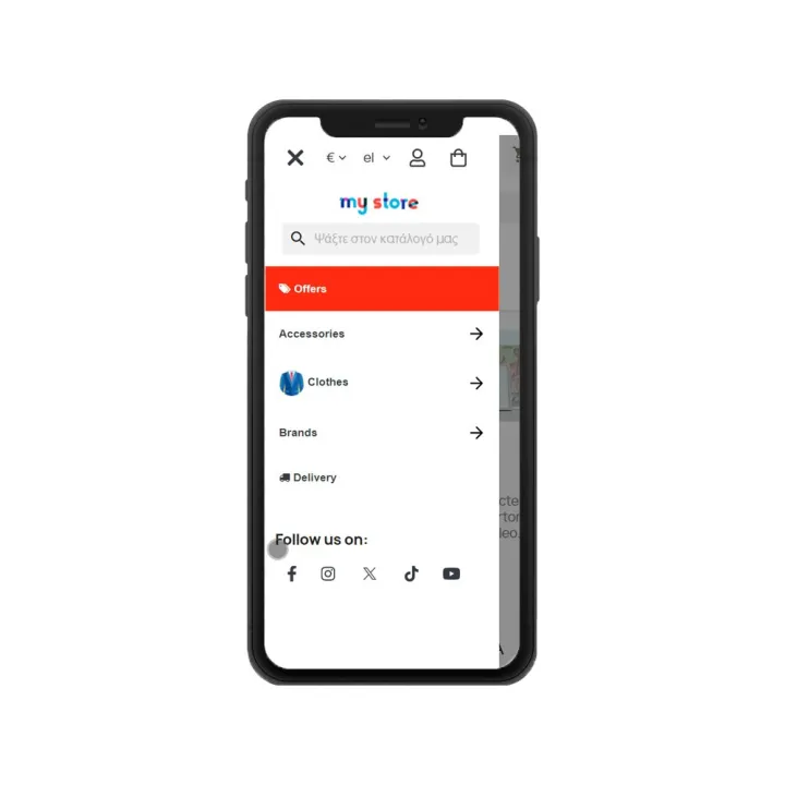 Mobile Menu for PrestaShop | 01generator.com