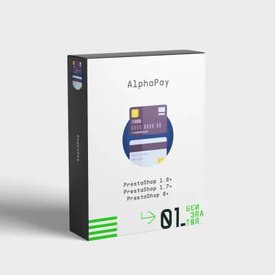 AlphaPay PrestaShop module πληρωμές μέσω Alpha Bank | 01generator.com