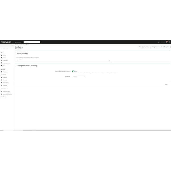 Mass Print Order Details PrestaShop Module | 01generator.com