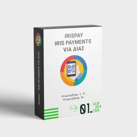 IrisPay - IRIS Payments ΔΙΑΣ API PrestaShop Module