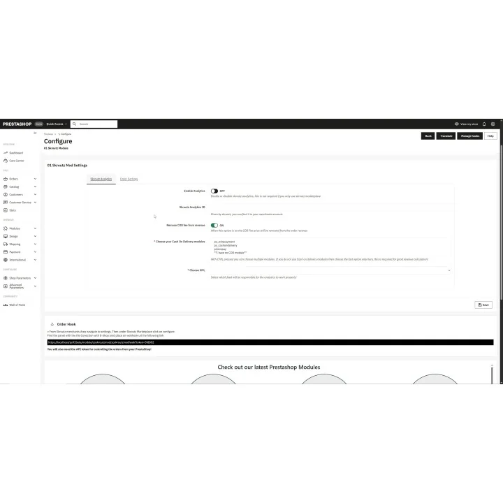 Skroutz PrestaShop Module – XML, Orders, Analytics | 01generator.com