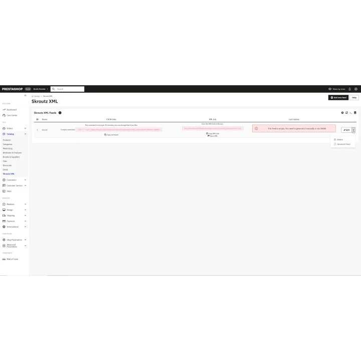 Skroutz PrestaShop Module – Feed, Orders & Analytics | 01generator.com