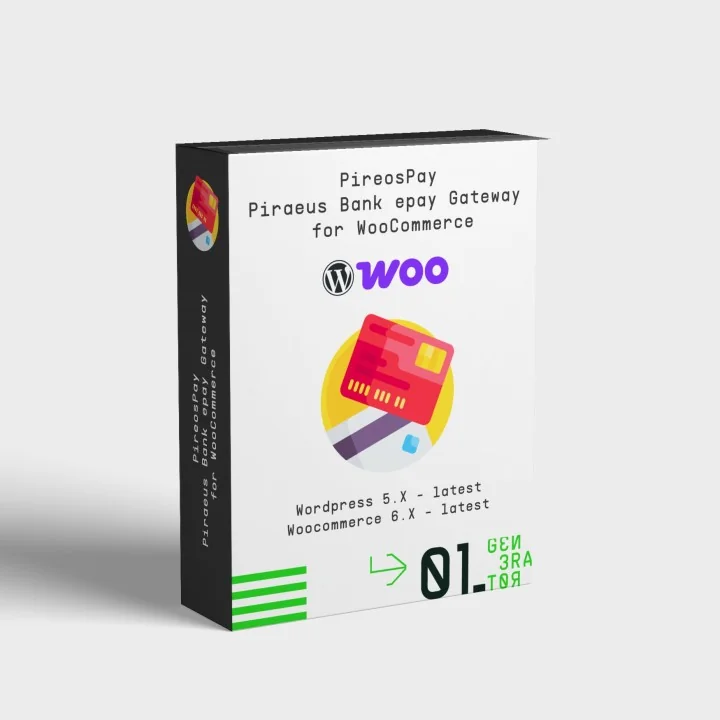 Piraeus Bank Payment Gateway for WooCommerce | 01generator.com