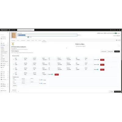 Product Options Configurator for PrestaShop | 01generator.com