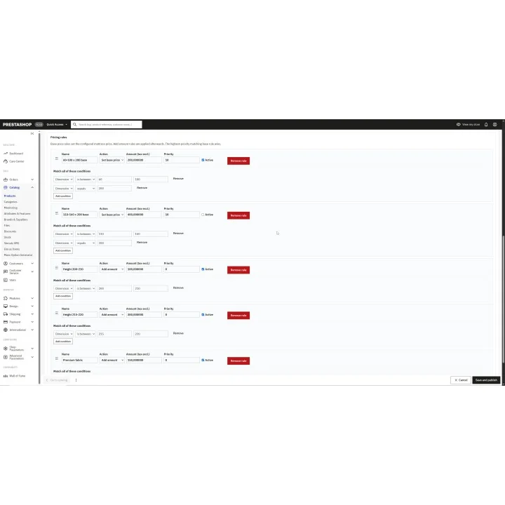 Product Options Configurator for PrestaShop | 01generator.com